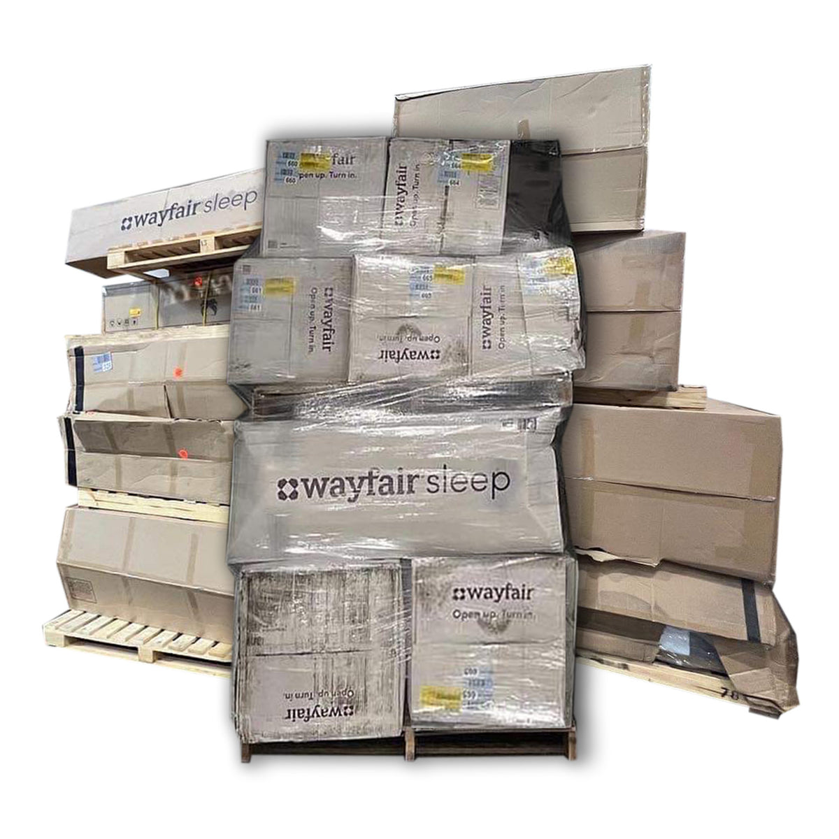 Wayfair Shipping Boxes Wayfair Liquidation Truckload | Box Damage | 26 Pallets | NJ